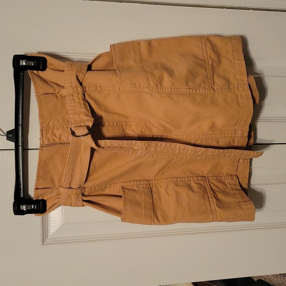 HIGH WAIST CINCHED SKIRT
